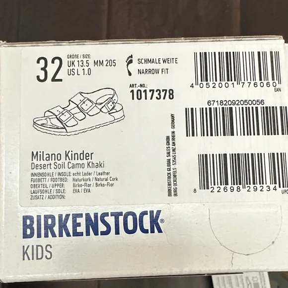 Birkenstock Milano Kinder Camo Sandals - Picture 4 of 5